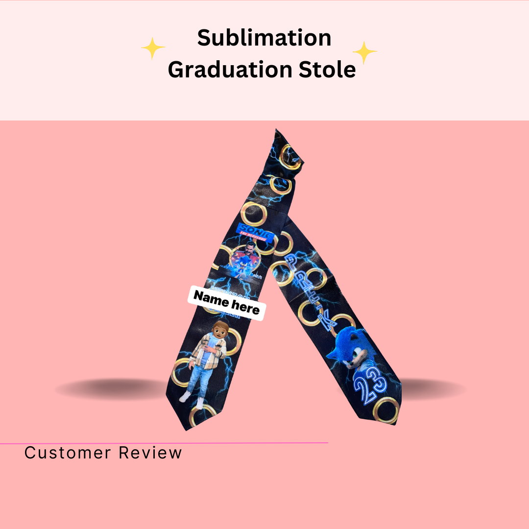 <transcy>Estolas de graduación en blanco</transcy>