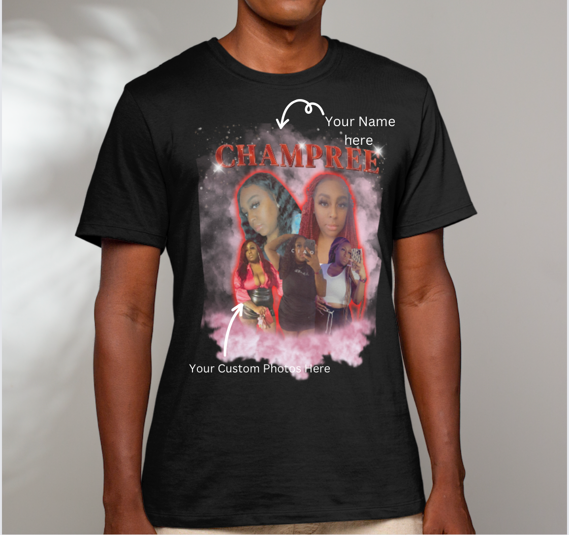 Camiseta de rap pirata personalizada/Camisa de texto personalizable