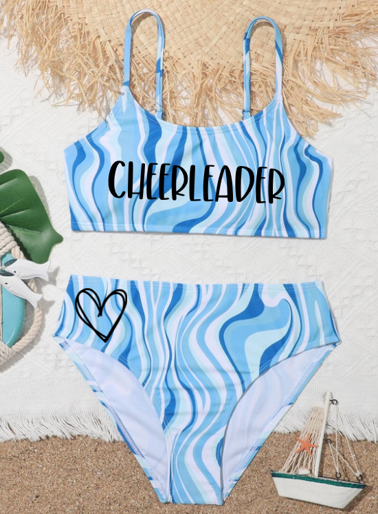 Allover Print Bikini Swimsuit