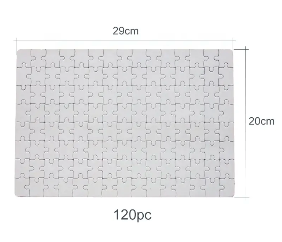 Sublimation Puzzle | Sublimation Puzzle Blank | 120 Piece Puzzle |Sublimation Blank