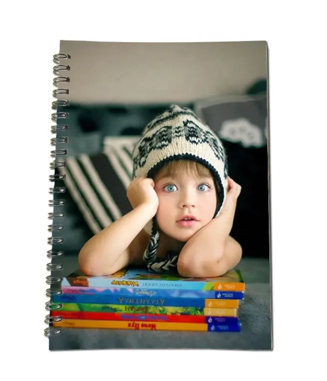 Sublimation School Notebook |Customizable Spiral Journal | Sublimation Spiral Notebook |8.5x11 IN Notebook