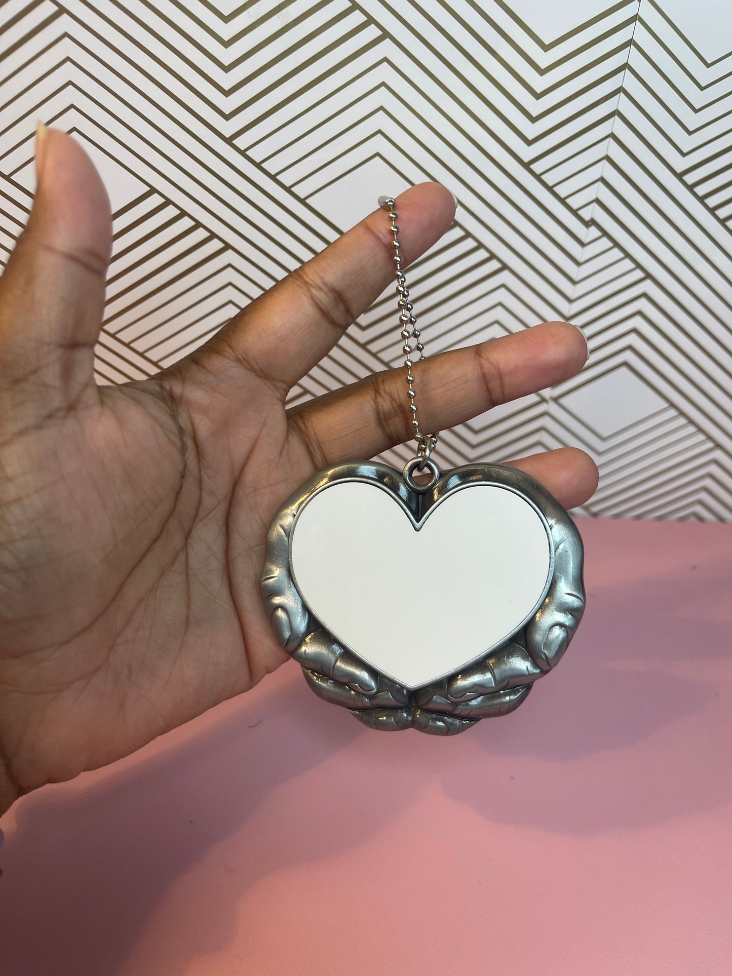 Colgador conmemorativo de manos de corazón | Sublimación conmemorativa En blanco| Sublimación en blanco en forma de corazón | Colgador conmemorativo con forma de corazón