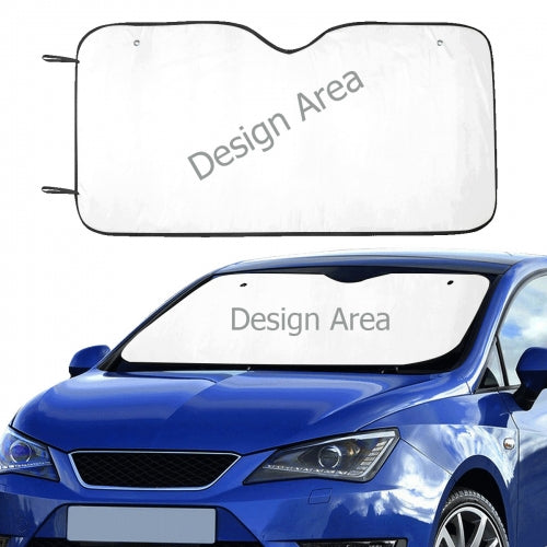 Parasol personalizable para coche con visera solar de 55 "x 30"