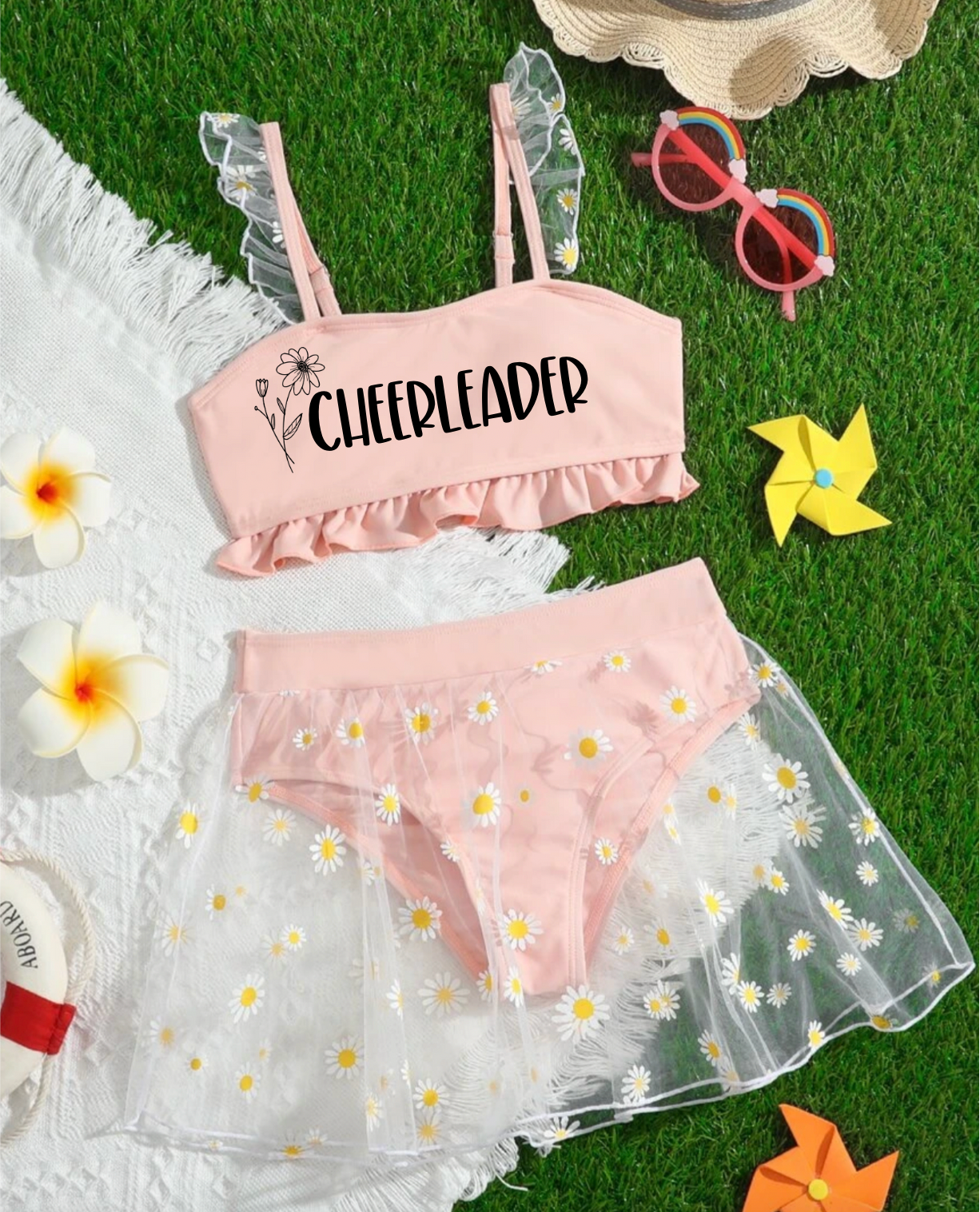 Daisy Skirt Swimsuit