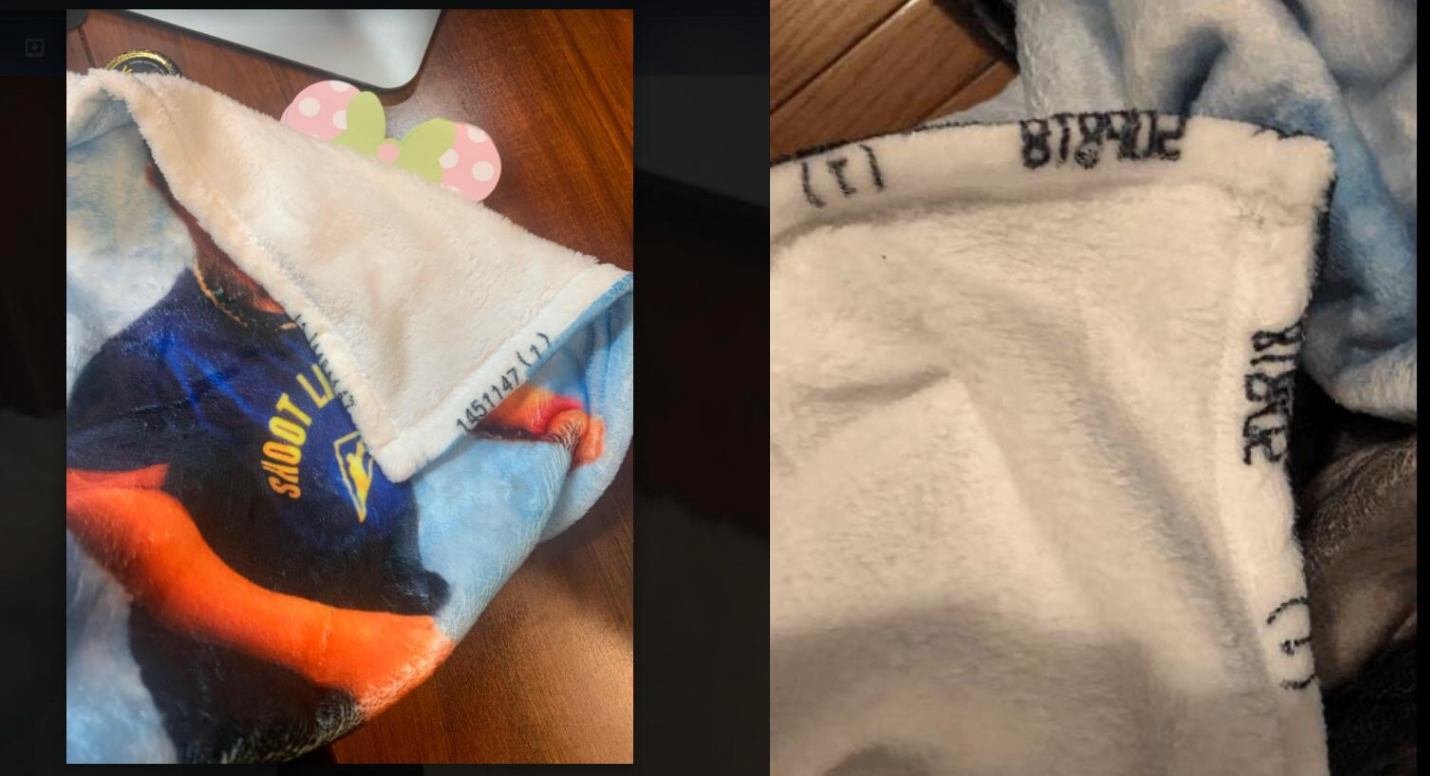 Custom Ultra-Soft Fleece Blanket | Personalized Team & Gift Blanket