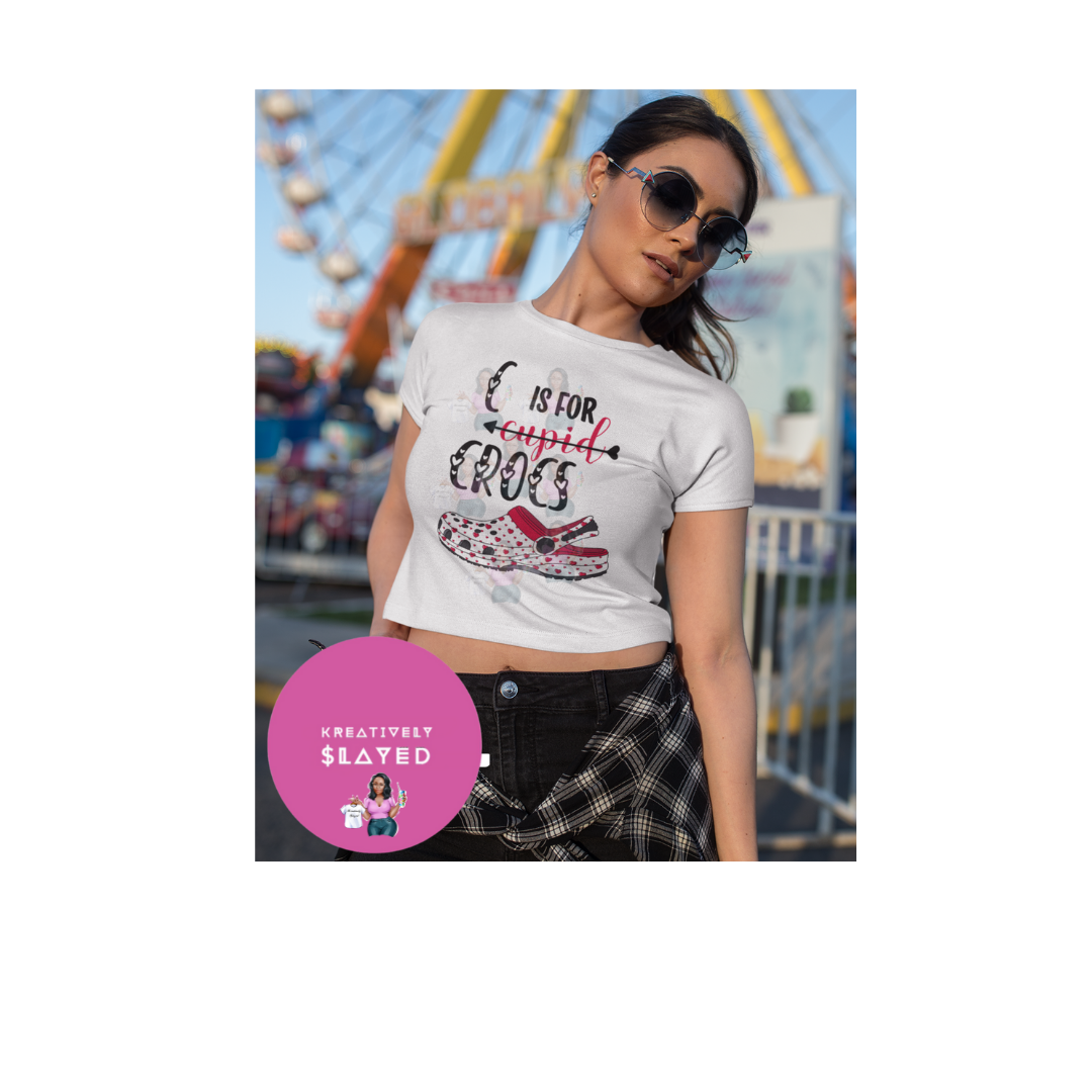 C is for Crocs Valentine's Shirt