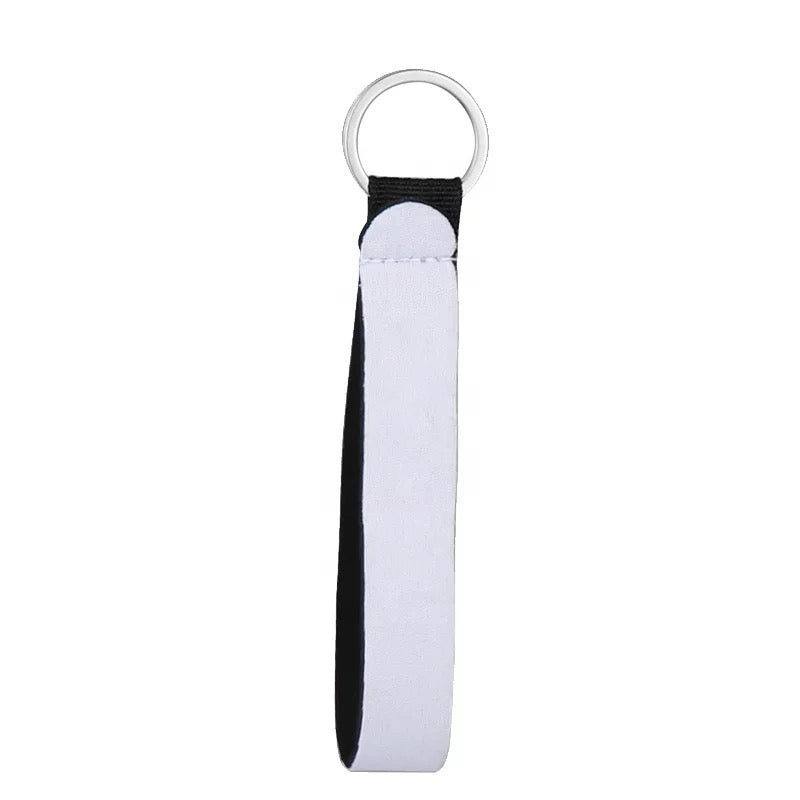 Llavero de muñeca Cordón Sublimación en blanco