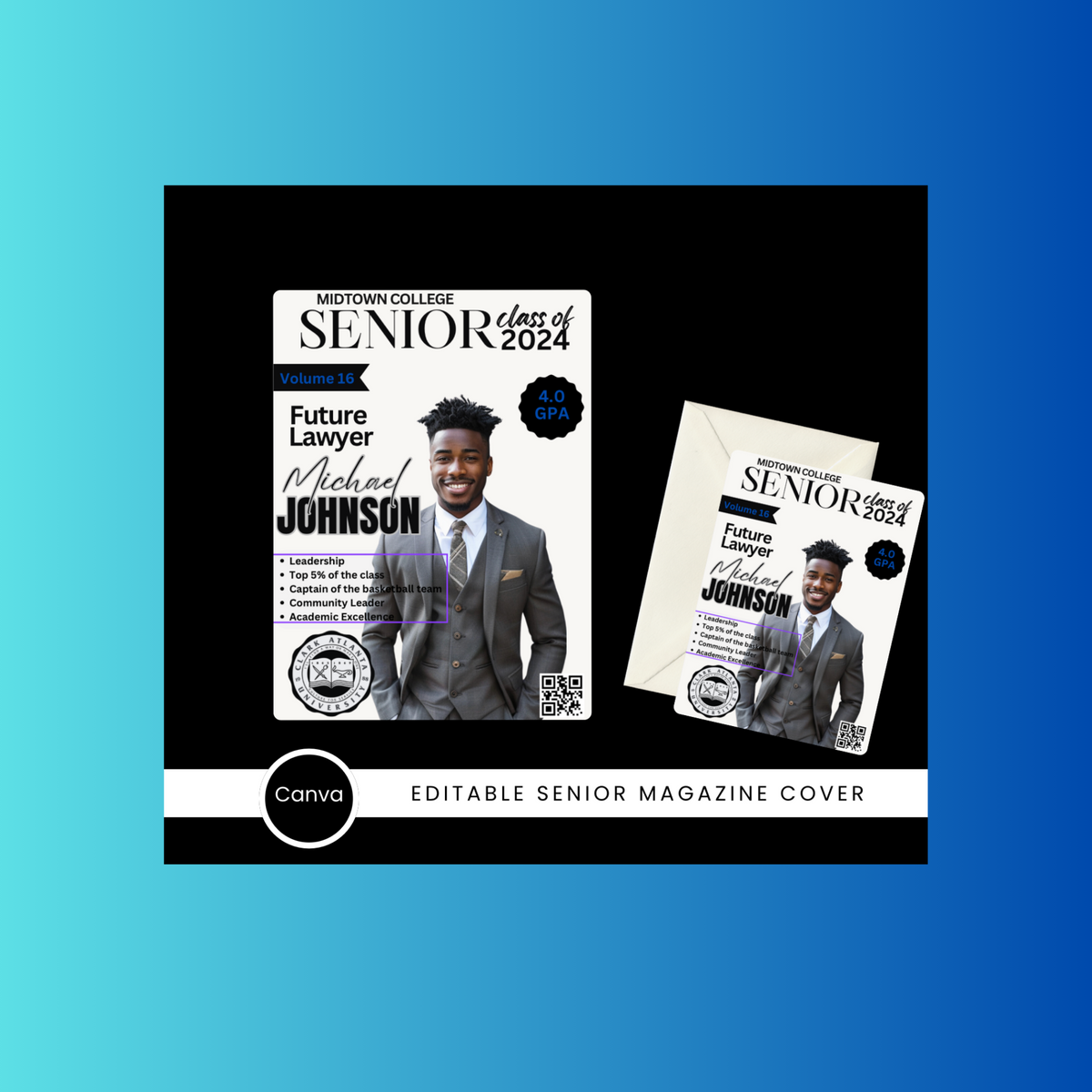 Prom Cover R 2025 Graduation Magazine Cover| Magazine Cover Prom| Homecoming| Birth ...