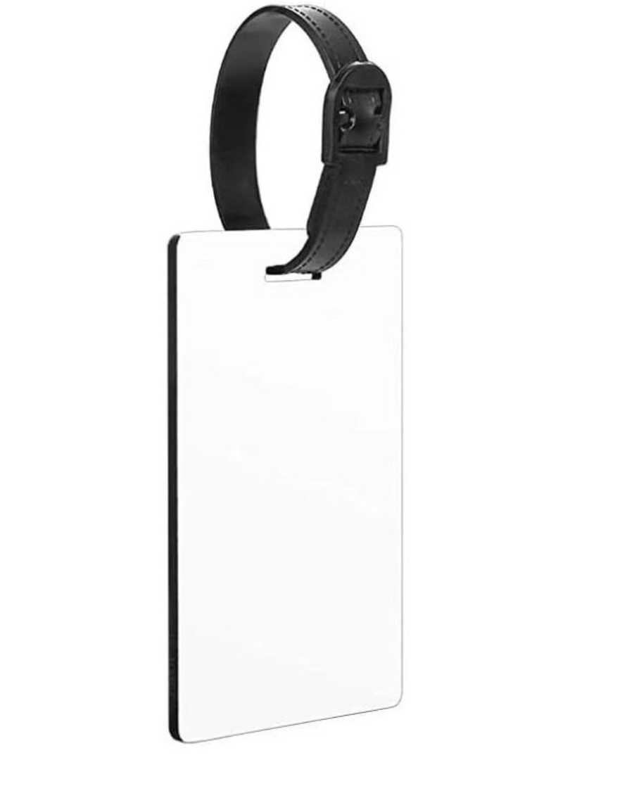 Sublimation Luggage Tag 3.9" | Sports Bag Tag | Customizable Bag Tag | MDF Bag Tag