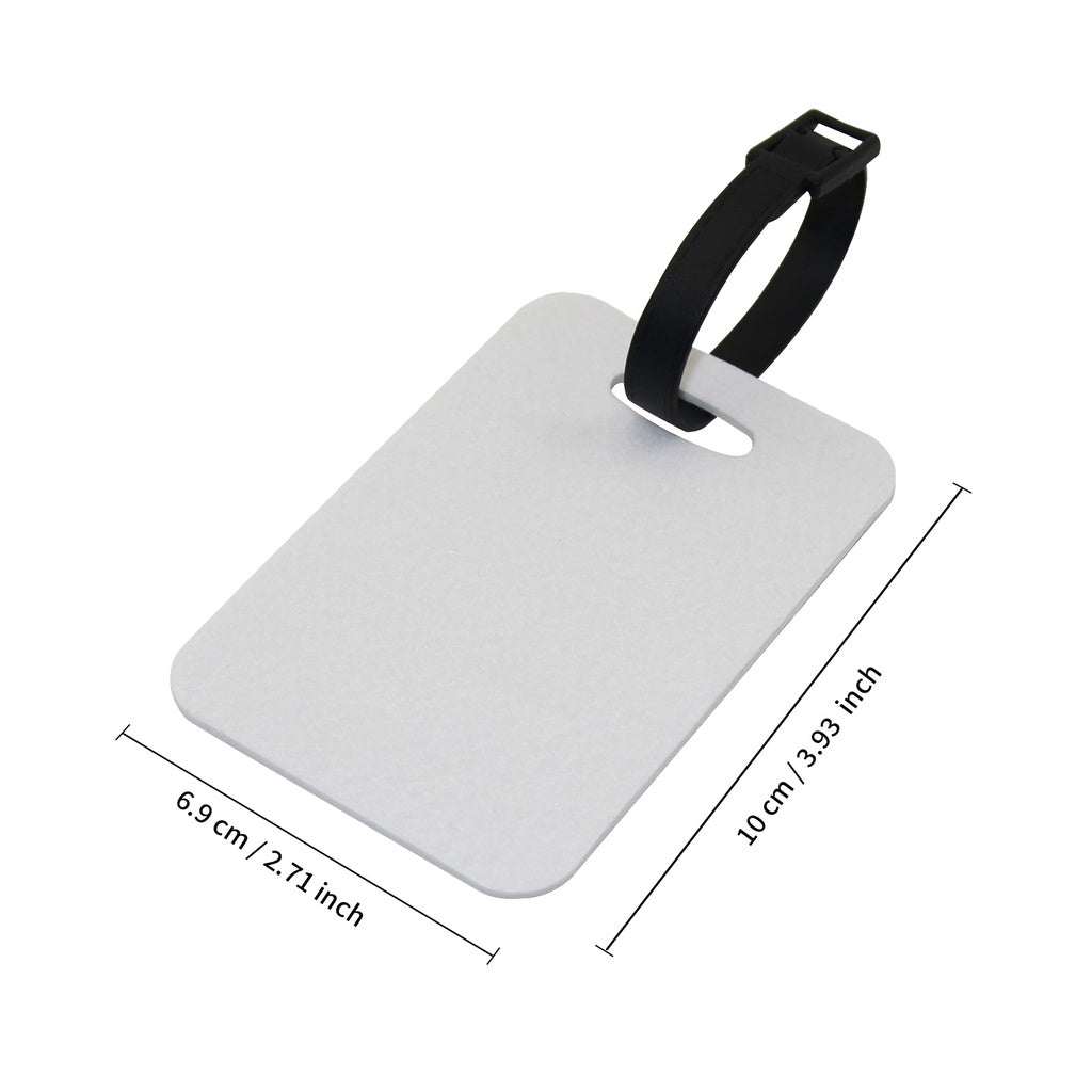 Sublimation Luggage Tag 3.9" | Sports Bag Tag | Customizable Bag Tag | MDF Bag Tag