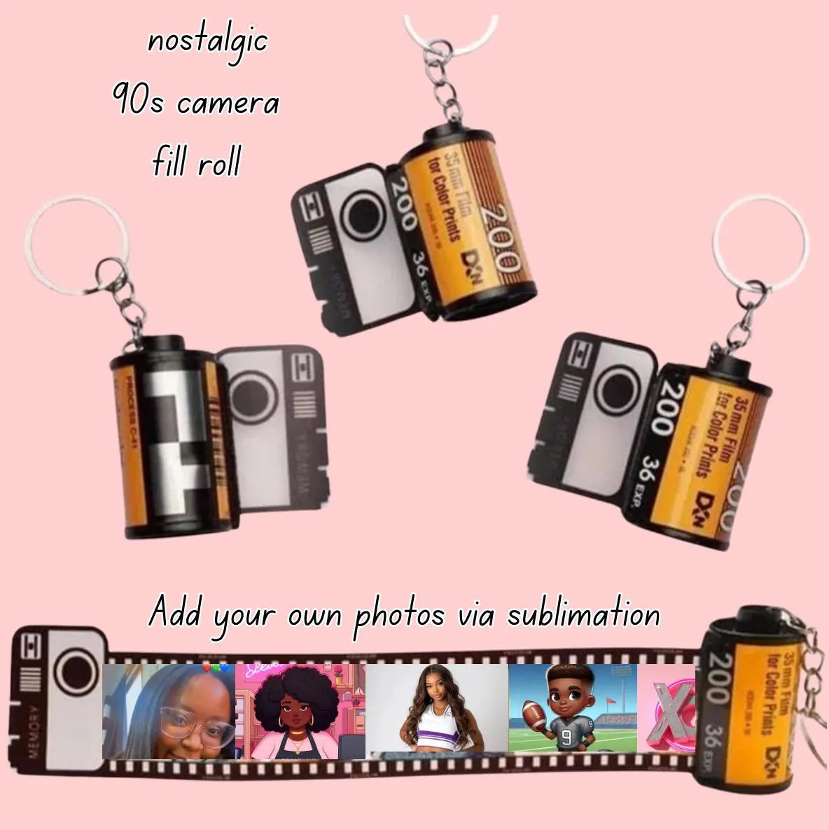 Film Roll Sublimation Blank | Sublimation Film Photo Roll | Memory Photo Film Roll for Sublimation