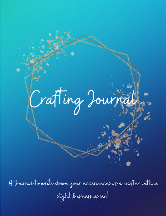 Crafting Journal: Cuaderno de planificación de proyectos para artesanos de pequeñas empresas, libro de registro de ideas de diseño, ideas de contenido, contabilidad sencilla (digital)