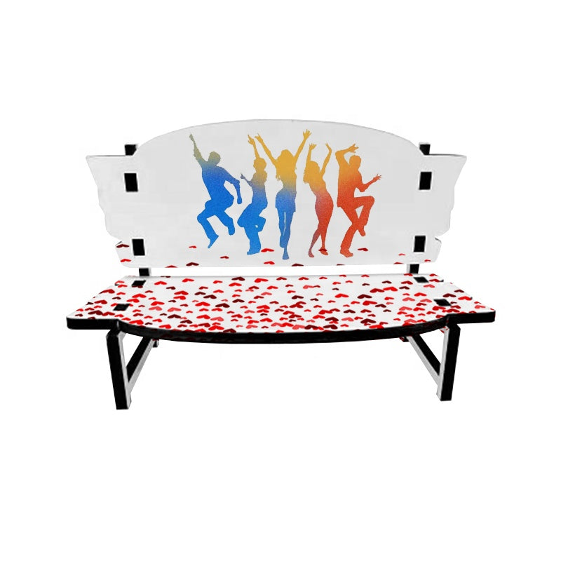MDF Memorial Bench | Sublimation Blank Photo Bench | Sublimation Bench