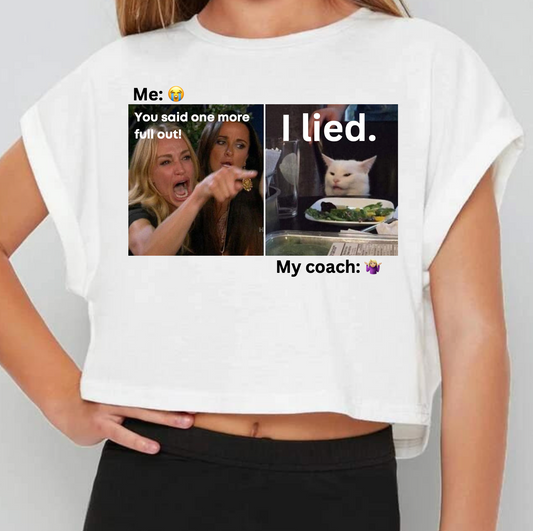 My Coach lied Cheer Crop ( PRE-ORDER)