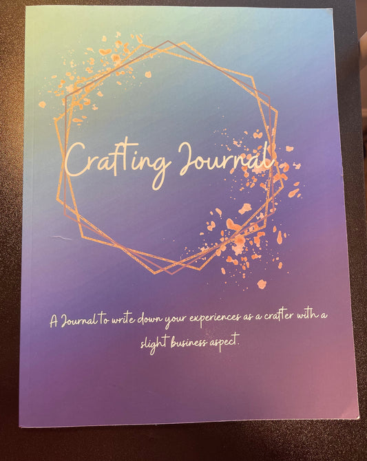 Crafting Journal: Project Planning Notebook For Small business Crafters, Record Book For Design Ideas, Content ideas, Simple Bookkeeping