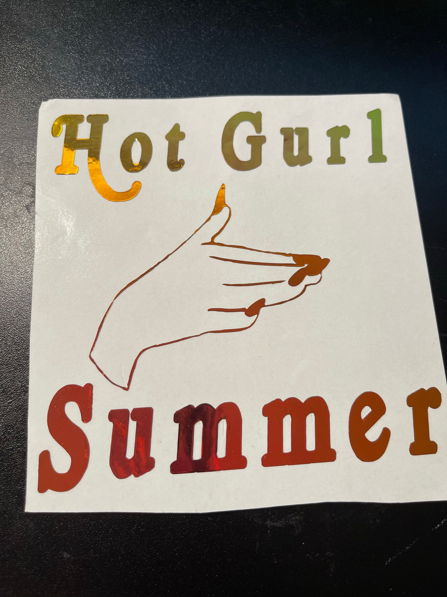 Hot Gurl Summer Decal
